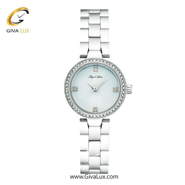 ساعت مچی اورجینال زنانه LdA نقره ای | نقره ای| آبی| کد رفرنس 2492